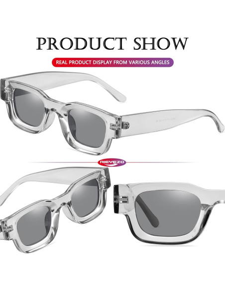 Gafas de sol polarizadas AIEYEZO retro unisex 44mm UV400