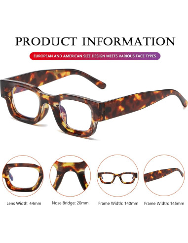 Gafas de Sol Polarizadas AIEYEZO Rectangulares 44mm UV400