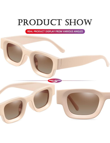 Gafas de sol polarizadas AIEYEZO retro unisex 44mm UV400