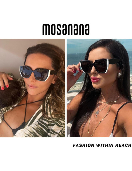 Gafas de Sol Geométricas Mosanana UV400 para Mujeres
