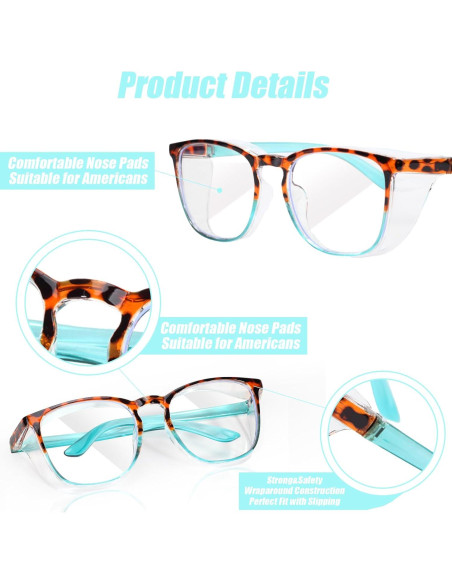 Gafas de Seguridad SQIMZAR Antiempañamiento y UV