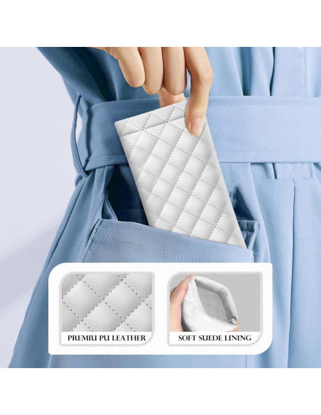 Estuche de Gafas Suave PU - Bolsa Organizador 2 Piezas Estuche de Gafas Suave PU - Bolsa Organizador 2 Piezas