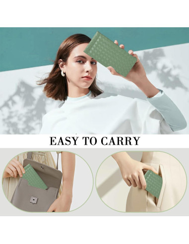 Estuche de Gafas Suave PU - Bolsa Organizador 2 Piezas