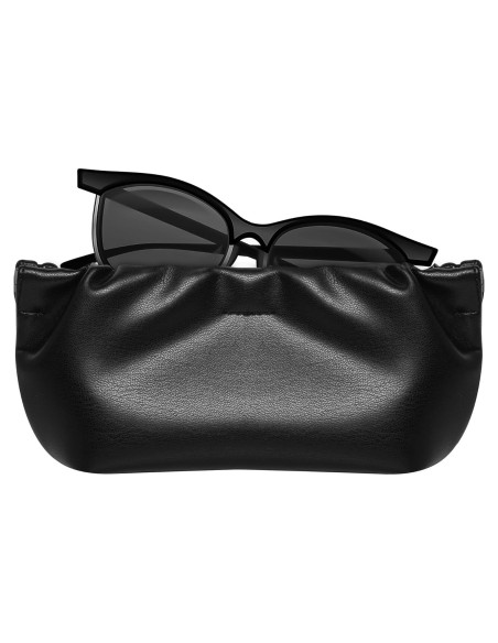 Estuche de Gafas Suave PU - Bolsa Organizador 2 Piezas