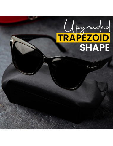 Estuche de Gafas Suave PU - Bolsa Organizador 2 Piezas