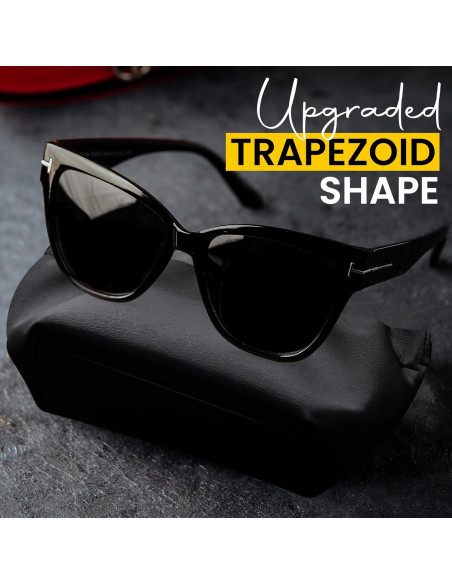 Estuche de Gafas Suave PU - Bolsa Organizador 2 Piezas