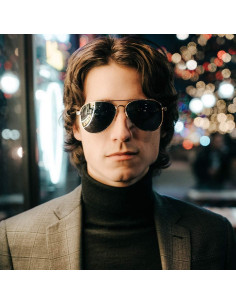 Gafas de sol AIEYEZO aviador polarizadas UV400 unisex 2