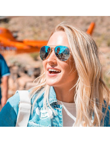 Gafas de sol AIEYEZO aviador polarizadas UV400 unisex