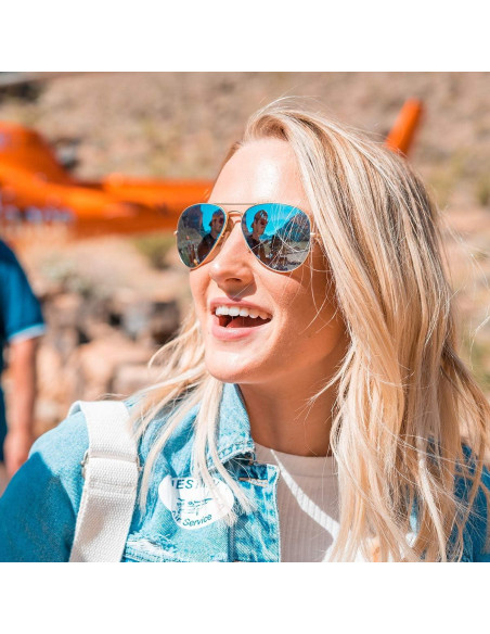 Gafas de sol AIEYEZO aviador polarizadas UV400 unisex