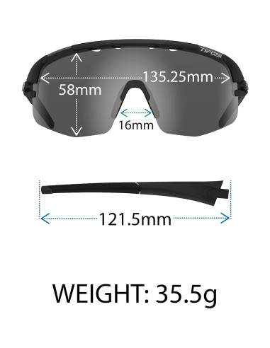 Gafas de sol Tifosi Sledge Lite - Ciclismo y béisbol