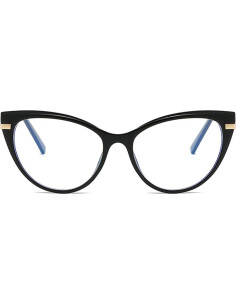 Gafas LJCZKA bloqueadoras luz azul para mujeres, ojo de gato 2
