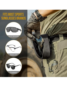 Funda Dura para Gafas OneTigris Táctica Molle Nylon 1000D 2