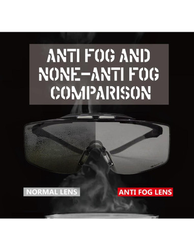 Gafas de Seguridad HUNTERSKY ANSI Z87 Anti Fog UV400