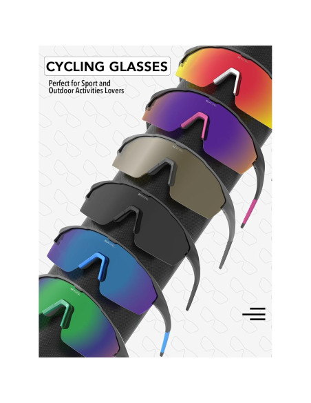Gafas de Ciclismo BEACOOL Polarizadas UV400 TR90 Unisex Gafas de Ciclismo BEACOOL Polarizadas UV400 TR90 Unisex