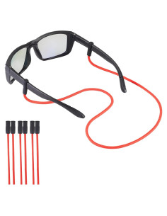 Correa para Gafas Lvvfit 3pcs Rojo 70cm Silicona Nylon