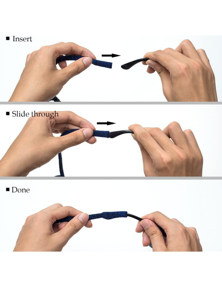 Correa Ajustable para Gafas 2 PCS Nylon/Spandex Unisex