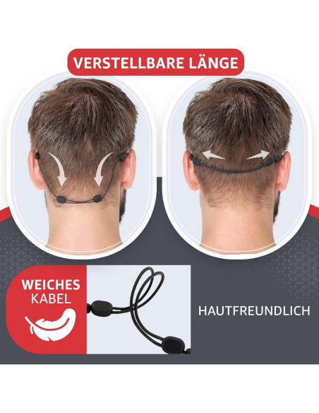 Correa de Gafas SIGONNA Ajustable 33 cm Antideslizante 2 Pcs Correa de Gafas SIGONNA Ajustable 33 cm Antideslizante 2 Pcs