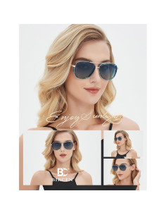 Gafas de sol BIRCEN para mujeres UV400 - Marco acetato 2