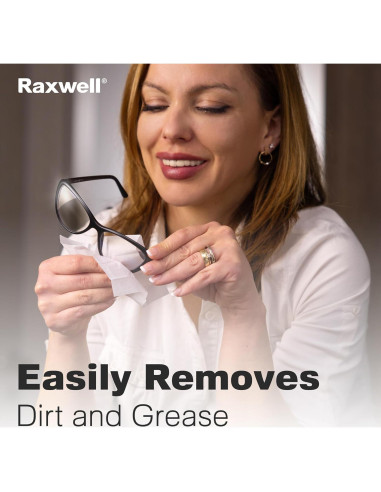 Toallitas Antivaho Raxwell 100 Unidades para Gafas