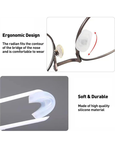 Almohadillas de Silicona Gdnmpat para Gafas - 10 Pares M