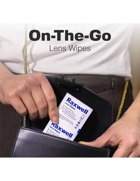 Toallitas Antivaho Raxwell 100 Unidades para Gafas