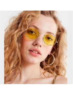 Gafas de Sol Ovaladas GIFIORE Retro UV400 para Hombres y Mujeres 2