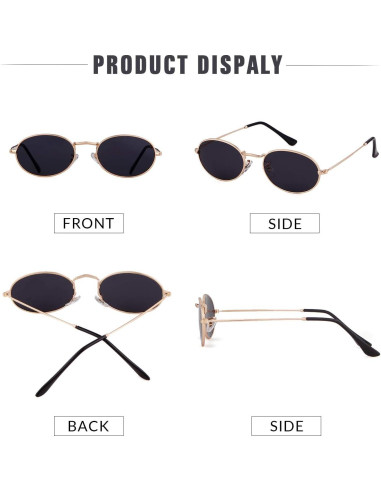 Gafas de Sol Ovaladas GIFIORE Vintage Retro UV400