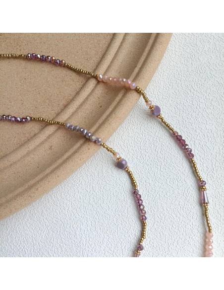 Cadena de Gafas Chic con Perlas de Cristal 72 cm