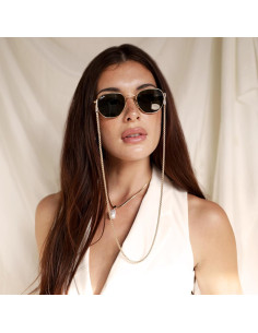 Correa para Gafas Ettika Dorada 78.74 cm Joyería Mujer 2