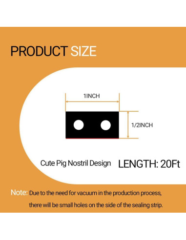 Burlete de goma EPDM autoadhesivo PACIXU 6.1m negro