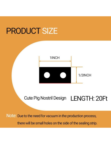 Burlete de goma EPDM autoadhesivo PACIXU 6.1m negro