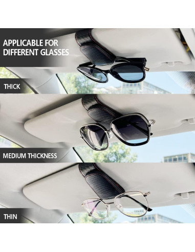 Soporte para Gafas de Sol CMWWYFC Holder-B Cuero Magnético