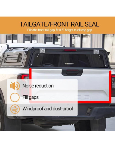 Burlete de goma EPDM autoadhesivo PACIXU 6.1m negro