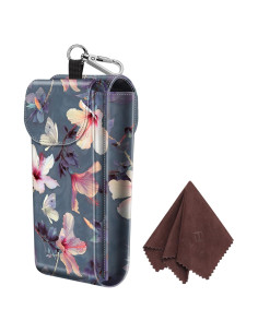 Funda Doble para Gafas Fintie con Gancho y Paños de Limpieza