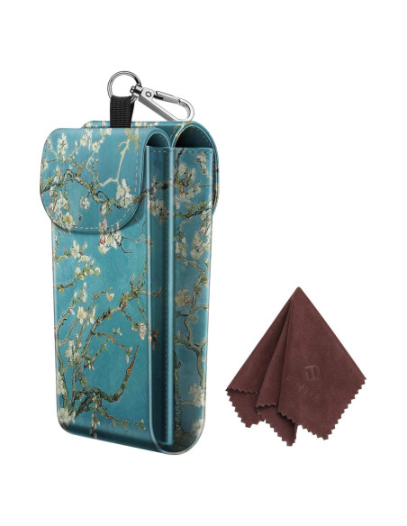 Funda Doble para Gafas Fintie con Gancho y Paños de Limpieza