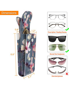 Funda Doble para Gafas Fintie con Gancho y Paños de Limpieza 2