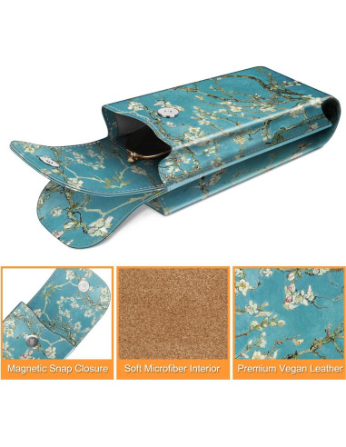 Funda Doble para Gafas Fintie con Gancho y Paños de Limpieza