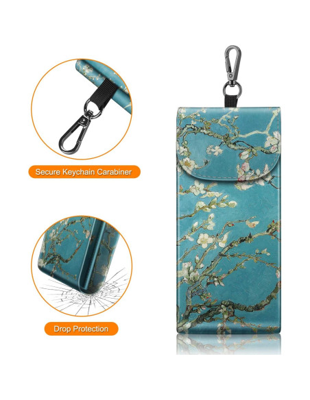 Funda Doble para Gafas Fintie con Gancho y Paños de Limpieza