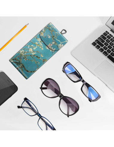 Funda Doble para Gafas Fintie con Gancho y Paños de Limpieza