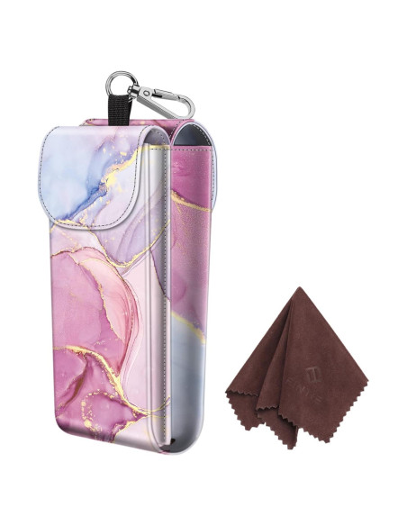 Funda Doble para Gafas Fintie con Gancho y Paños de Limpieza