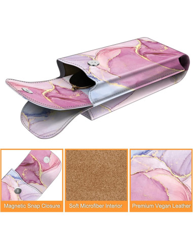 Funda Doble para Gafas Fintie con Gancho y Paños de Limpieza