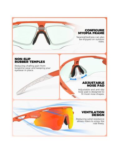 Gafas de Ciclismo VICTGOAL Va309 Fotocromáticas UV400