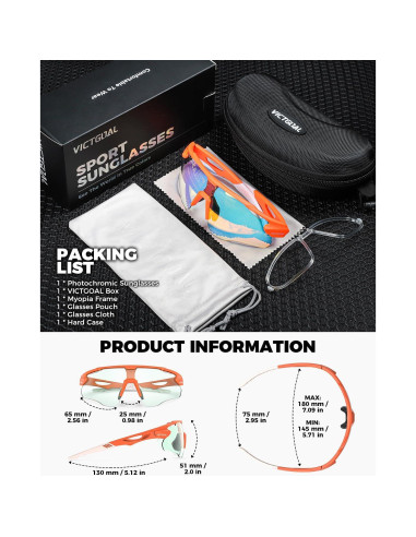Gafas de Ciclismo VICTGOAL Va309 Fotocromáticas UV400