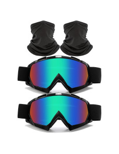 Gafas de Motocross Immoono 2 Pcs con Gaiter para Adultos