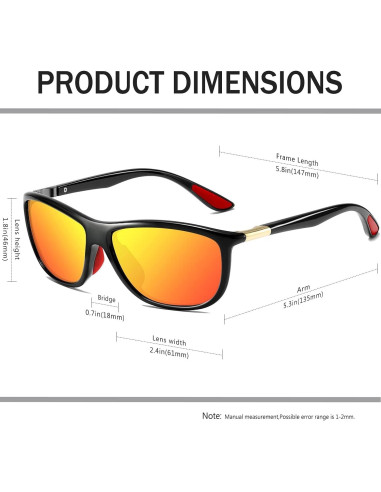 Gafas de sol KANASTAL polarizadas UV400 para deportes