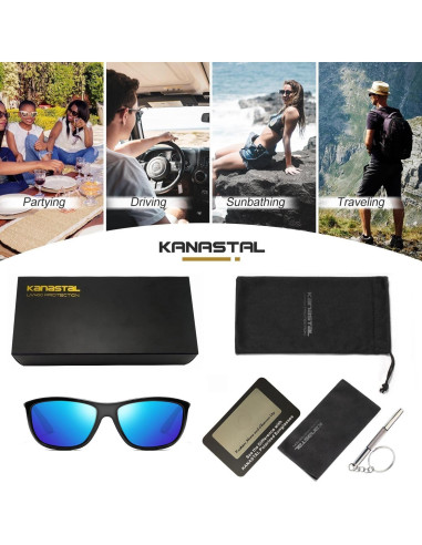 Gafas de sol KANASTAL Sport UV400 polarizadas unisex