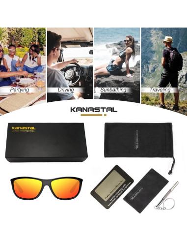 Gafas de sol KANASTAL polarizadas UV400 para deportes