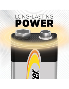 Baterías Alcalinas Energizer 9V - Paquete de 8 Unidades 2