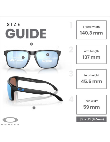 Gafas de sol Oakley Holbrook XL para hombres + Kit de cuidado