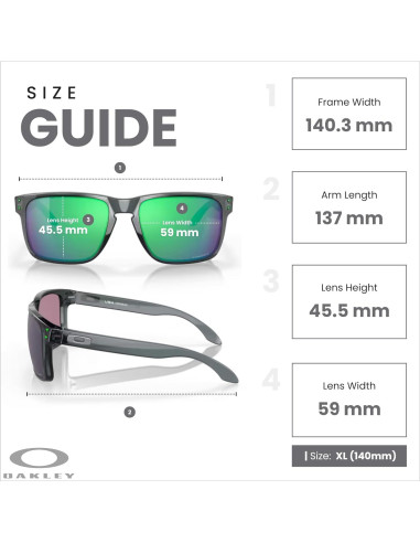Gafas de sol Oakley Holbrook XL para hombres + Kit de cuidado